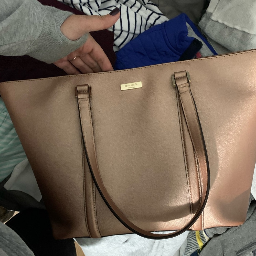 Rose gold Kate spade
